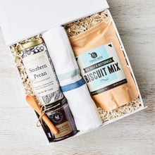 Load image into Gallery viewer, curated_gift_box_southern_biscuits_coffee_jam_breakfast
