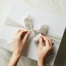 Load image into Gallery viewer, gift_box_gray_silk_ribbon