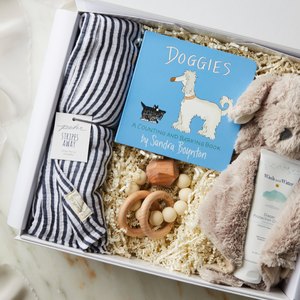 curated_gift_box_new_baby_boy_muslin_blanket_lovey_book_teether_diaper_cream