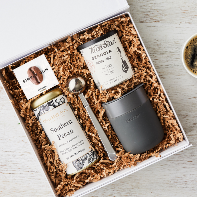curated_gift_box_breakfast_coffee_granola_insulated_tumbler_scoop_gum