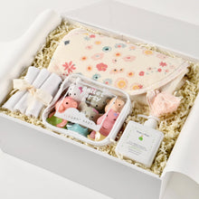 Load image into Gallery viewer, curated_baby_girl__gift_box_bath_toys_towel_wash_2